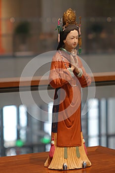 Chinese historical costume display