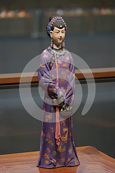 Chinese historical costume display