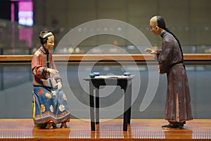 Chinese historical costume display