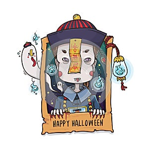 Chinese Hopping Vampire Ghost for Halloween