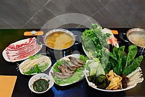 Chinese Hot pot restaurant Beijing China