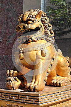 Chinese Imperial Lion Statue