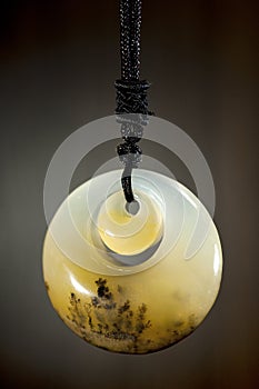 A chinese jade ornamental pendant