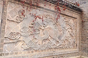 Chinese Kirin on the wall
