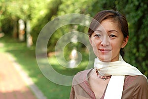 Chinese Krishna Devotee photo