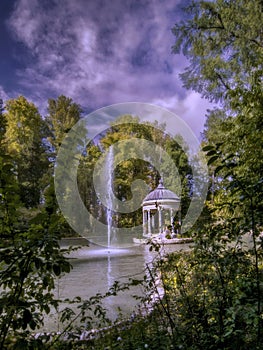 Chinese lake in the Jardines del Principe de Aranjuez