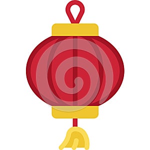 Chinese lamp icon ,Chinese New Year vector illustration