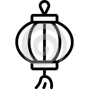 Chinese lamp icon ,Chinese New Year vector illustration