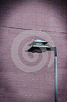 Chinese lamp post in Bostonâ€™s Chinatown