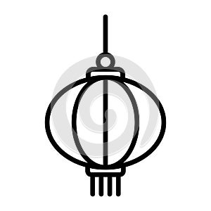 Chinese lantern icon vector basic RGB