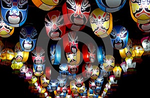Chinese lanterns at Chinese New Year in Chengdu, China.