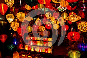 Chinese lanterns in hoi-an,vietnam