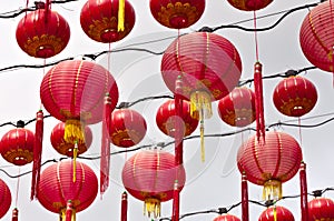 Chinese lanterns at Thean Hou Temple, Kuala Lumpur
