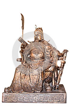 Chinese legend of the god's statue