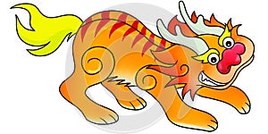 Chinese lion icon