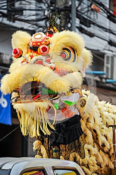 Chinese lion mask