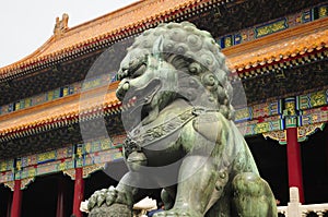 Chinese Lion Statue