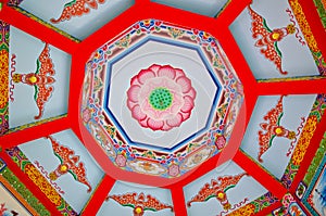 Chinese lotus ceiling