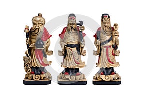 Chinese lucky gods, Fu Lu Shou.