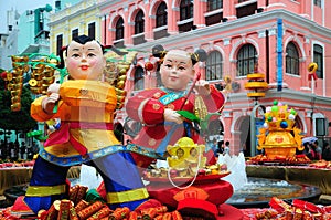 Chinese Lunar New Year decorations