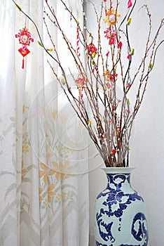 Chinese Lunar New Year tree decoration