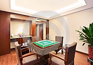 Chinese Mah-jong room photo