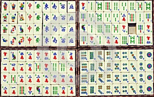 Chinese Mahjong tiles