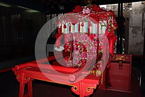 Chinese marriage with a sedan chair