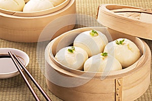 Chinese meal of baozi also known as dim sun