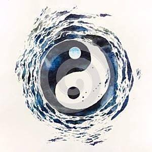 Chinese medicine,yinyang tradition ink painting,asian korea china japan symbols