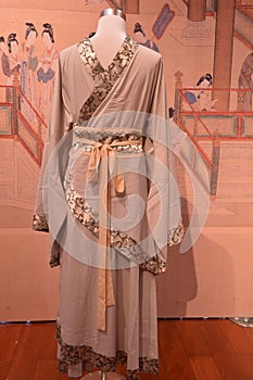 Chinese men`s clothing of Han Dynasty