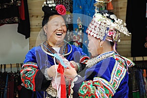 chinese miaos old woman