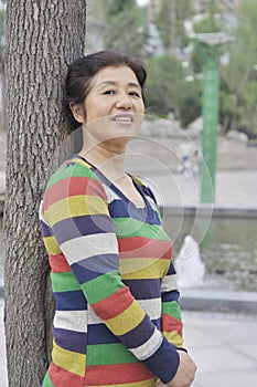Chinese middle-aged woman