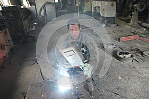 Chinese mine workers