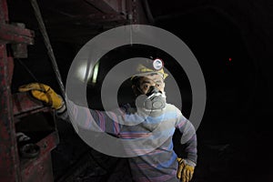 Chinese mine workers