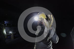 Chinese mine workers