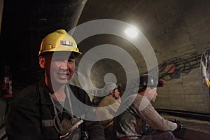 Chinese mine workers