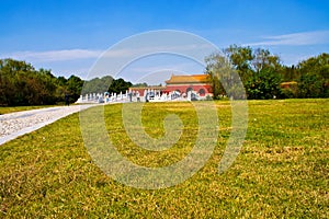 Chinese Ming Dynasty imperial tombs in zhongxiang