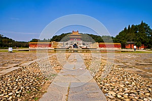 Chinese Ming Dynasty imperial tombs in zhongxiang