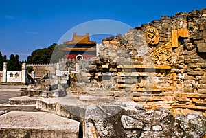 Chinese Ming Dynasty imperial tombs in zhongxiang