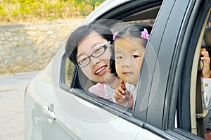 Chinese Mom and daughter