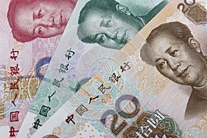 Chinese money (RMB).