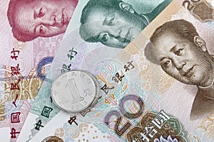 Chinese money (RMB).