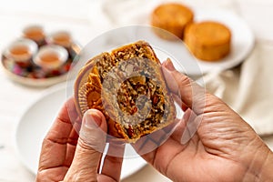 Chinese moon cake for Chinese mid-autumn festival