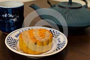 Chinese Moon Cake and Tea