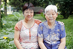 Chinese mother-daughter