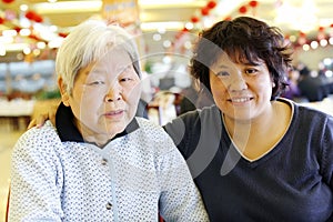 Chinese mother-daughter