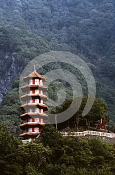 Chinese mountain pagoda
