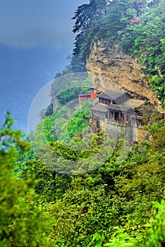 Chinese mountain temple