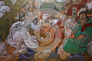 Chinese Mural in jingdezhen